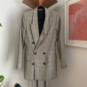 Zara Plaid Blazer